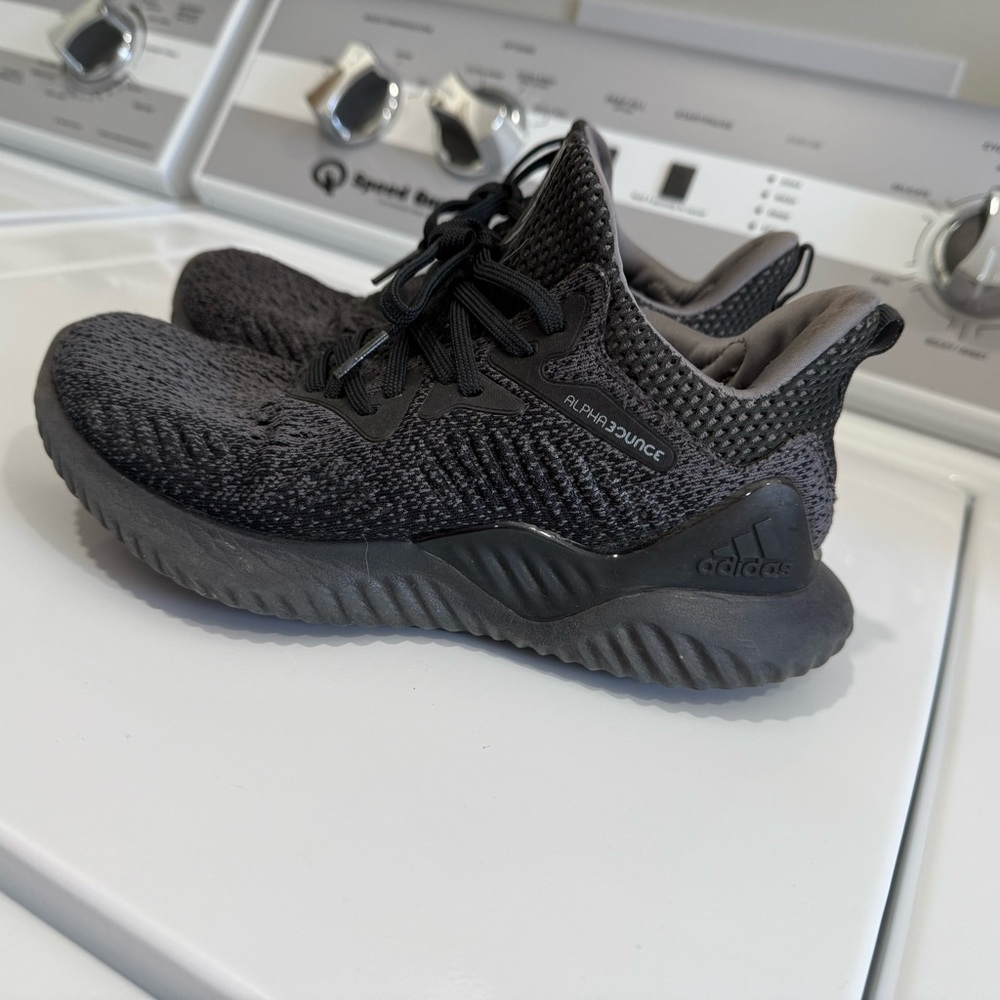 Adidas Kids Black Alphabounce Sneakers